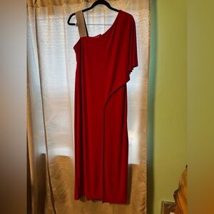 R&M Richards Red Formal Wear Jumpsuit Size 12